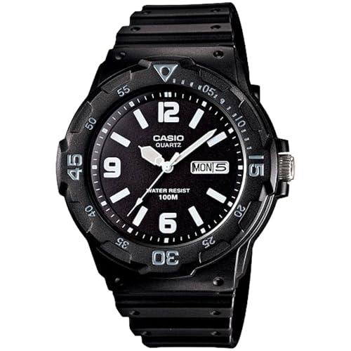 Casio Mrw-200H-1B2Vdf - Orologio Analogico Da Uomo, In Acciaio Inossidabile, Per Abito, Vestito
