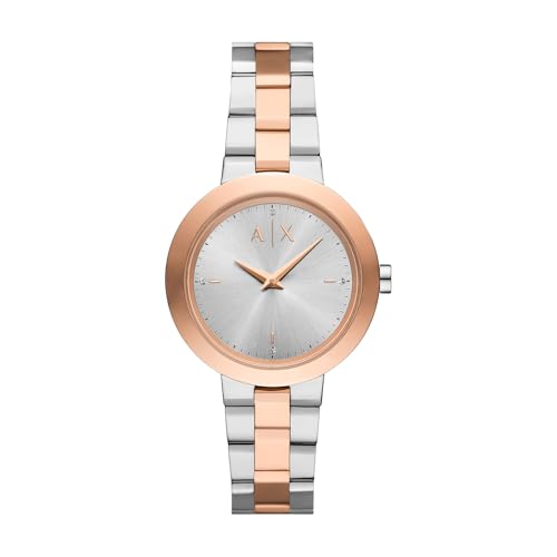 Armani Exchange Orologio Analogico Al Quarzo Donna Con Cinturino In Acciaio Inossidabile Ax5172