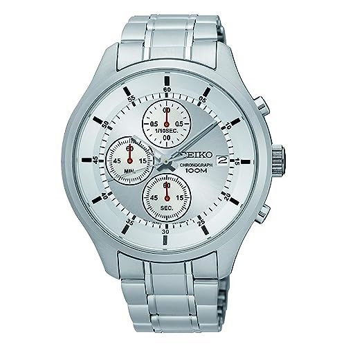 Seiko Orologio Cronografo Quarzo Uomo Con Cinturino In Acciaio Inox Sks535P1