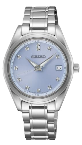 Seiko Orologio Analogico Al Quarzo Donna Con Cinturino In Acciaio Inossidabile Sur581P1