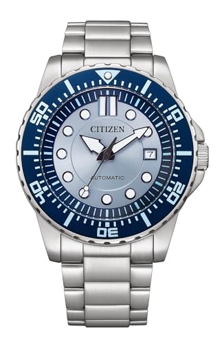 Citizen Orologio Da Uomo Automatico Con Quadrante Blu Nj0178-81M