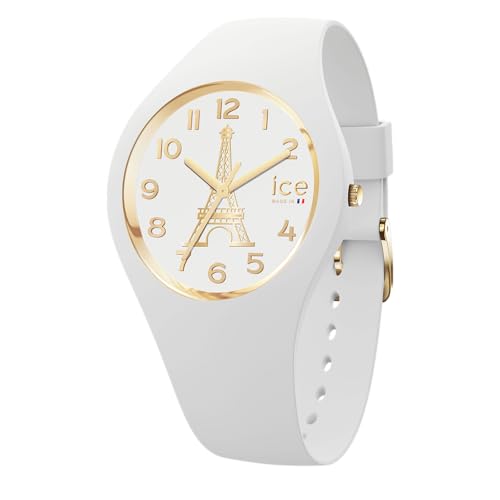 Ice-Watch - Ice Cocorico Eiffel Tower White - Orologio Bianco Da Donna Con Cinturino In Silicone - 023248 (Small)