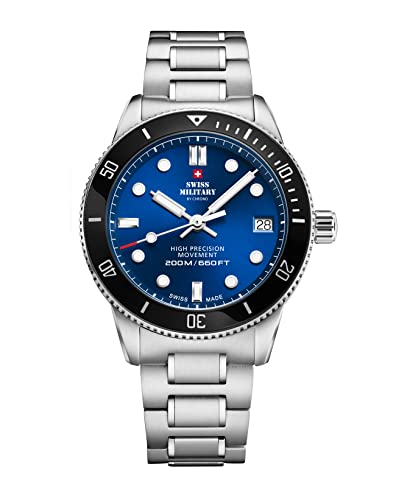 Swiss Military By Chrono Orologio Da Donna Movimento Al Quarzo Con Bracciale In Acciaio Inossidabile Orologio Da Donna Analogico Silver Sm34089.02