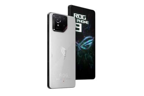 Asus Rog Phone 9, Eu Ufficiale, Storm White, 12 Gb Di Ram 512 Gb Di Archiviazione, Snapdragon 8 Elite, 6,78'' 165Hz Amoled