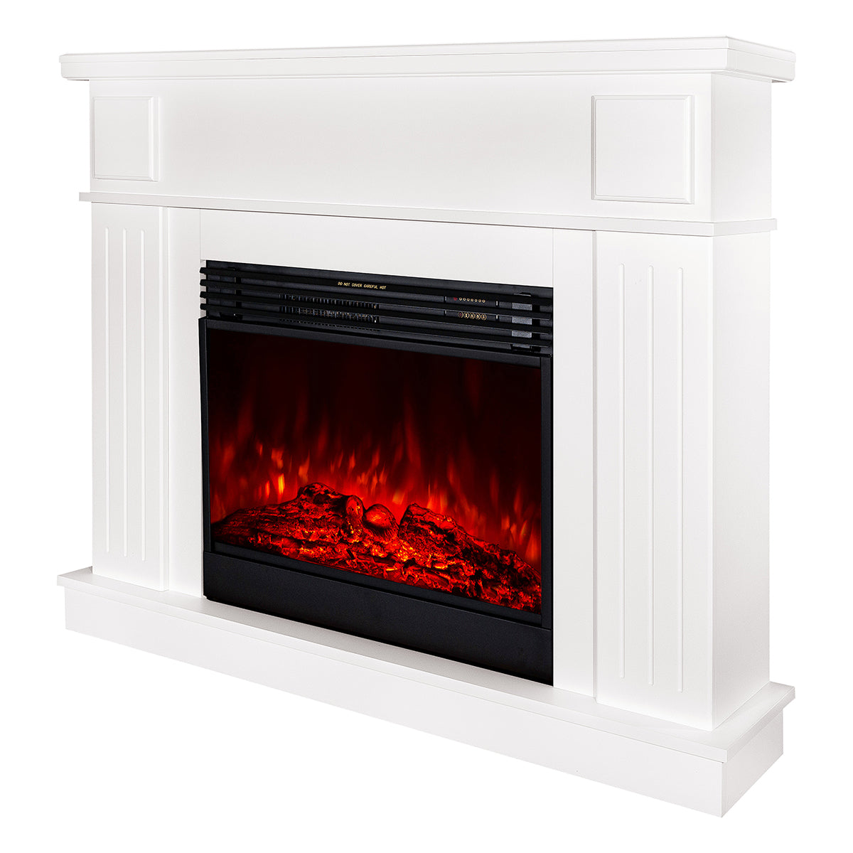 Camino elettrico da pavimento 106x130x30 cm effetto fiamma 1950w marina prestige & mirabella