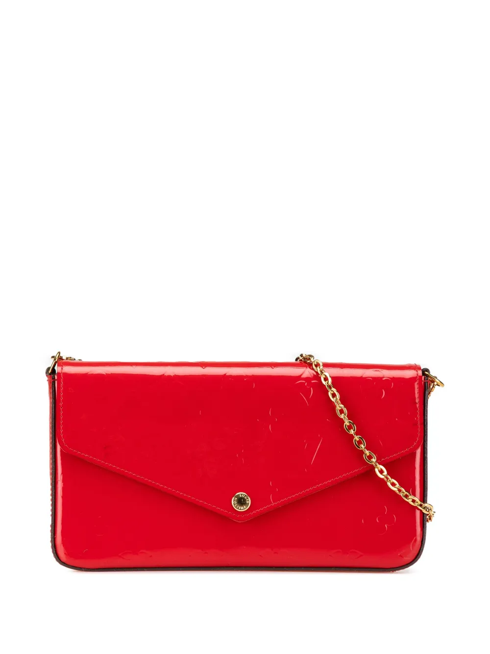 Louis Vuitton Pre-Owned 2015 Monogram Vernis Pochette Felicie crossbody bag - Rosso