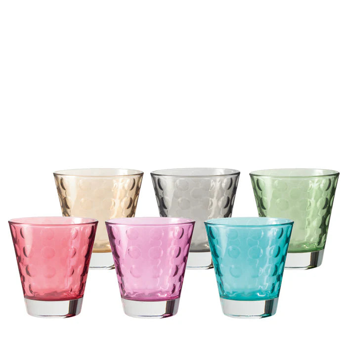 Bicchiere da bere optic set 6 pezzi 220 ml