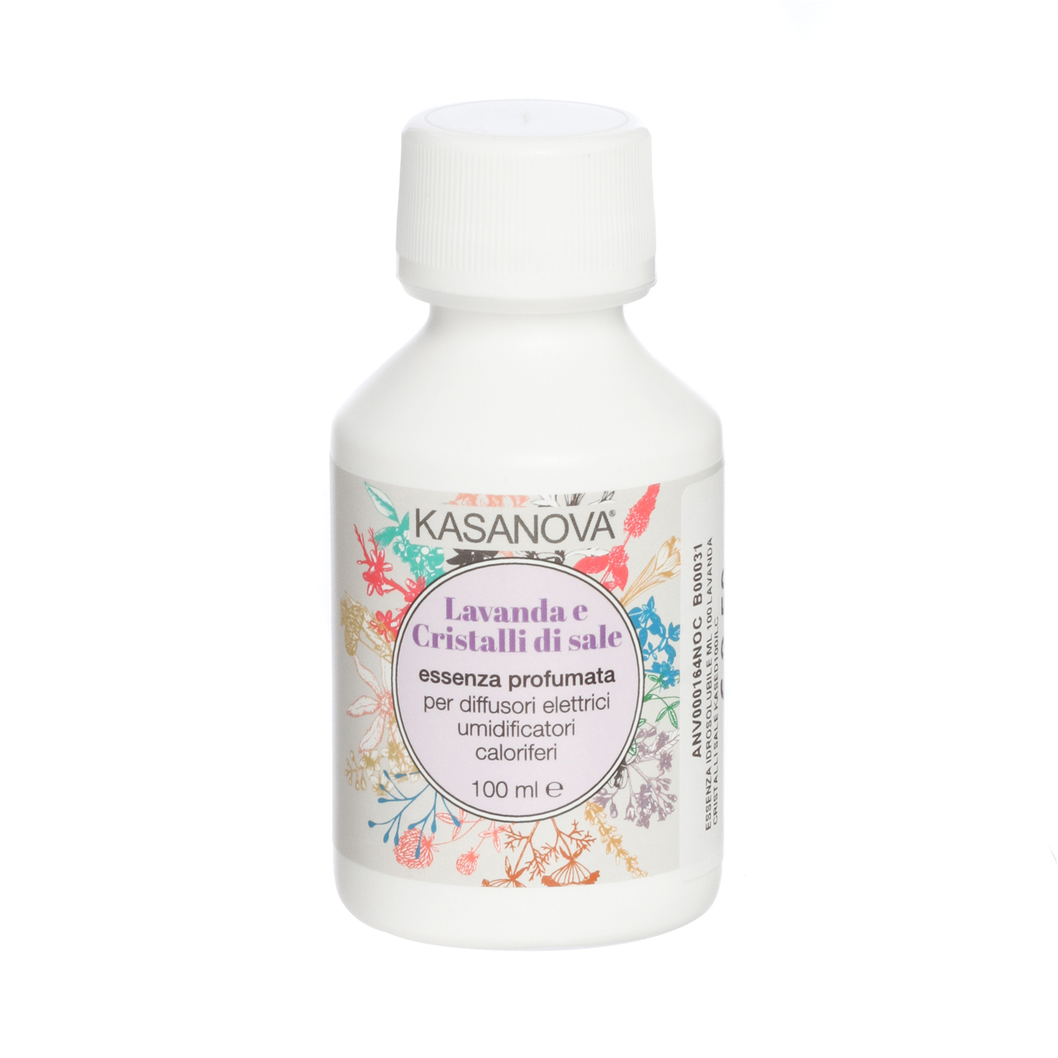 Essenza profumata idrosolubile lavanda e cristalli di sale da 100 ml