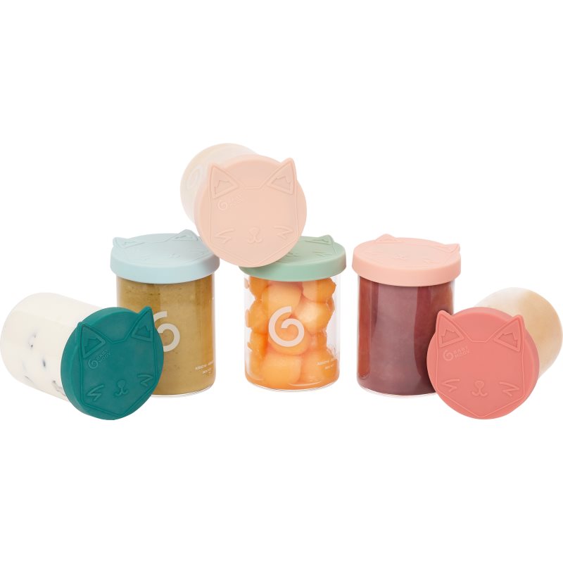 Babymoov Isy Bowls Ciotola Con Tappo Glass 6X250 Ml