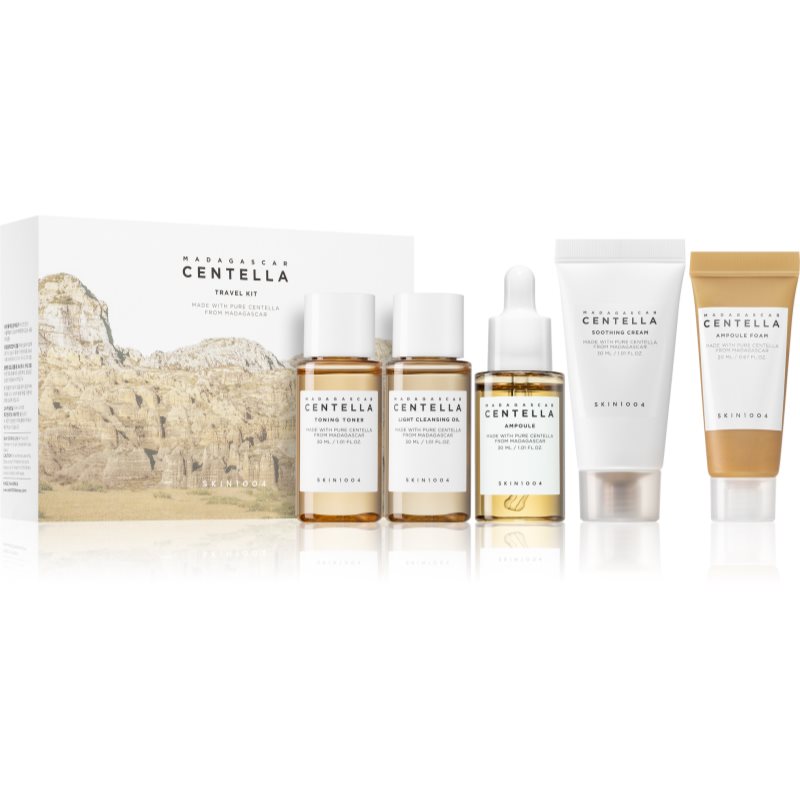 Skin1004 Madagascar Centella Travel Kit Kit Da Viaggio Per Pelli Sensibili E Irritate