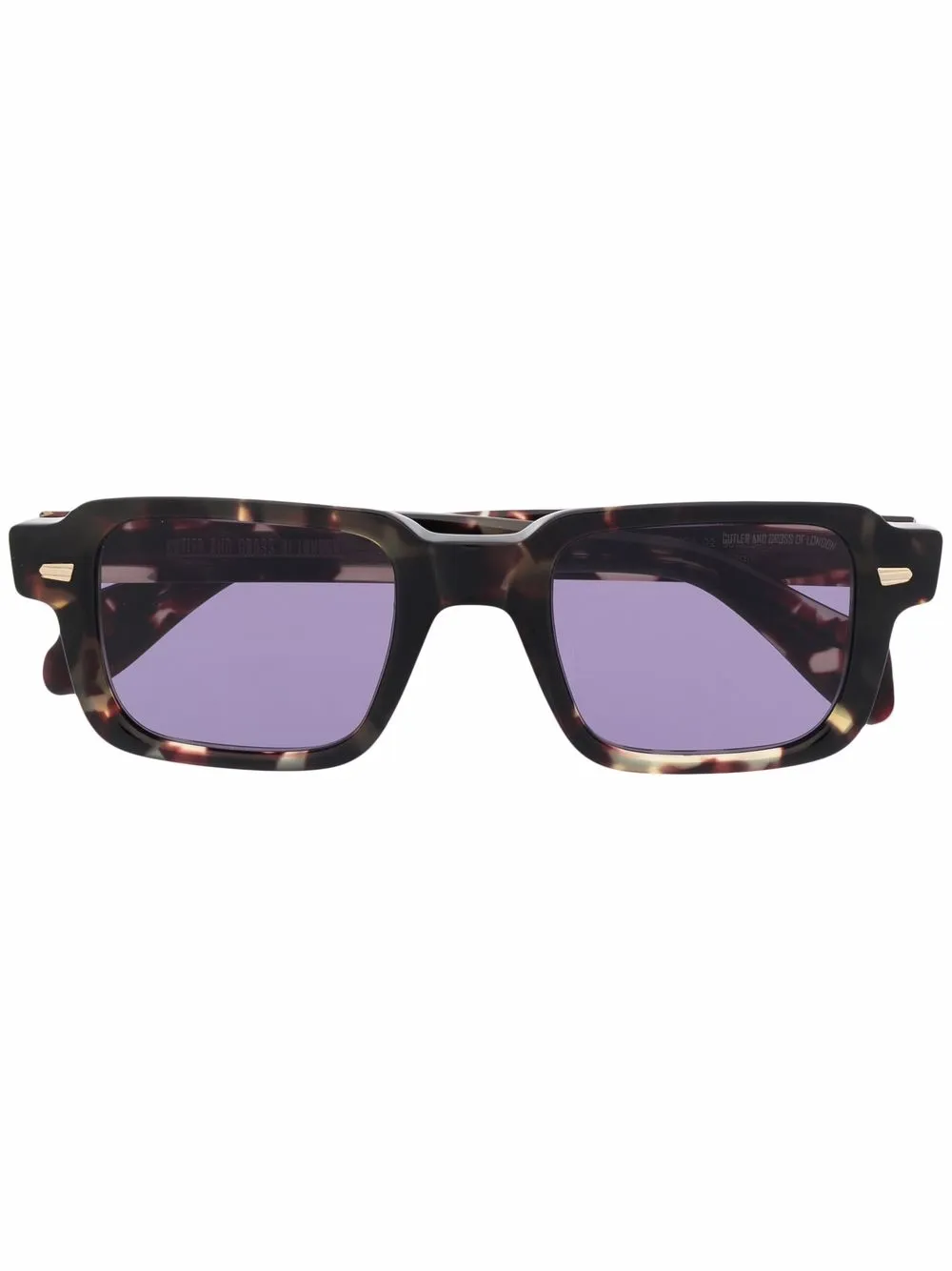 Cutler & Gross Occhiali da sole squadrati 1393 - Nero