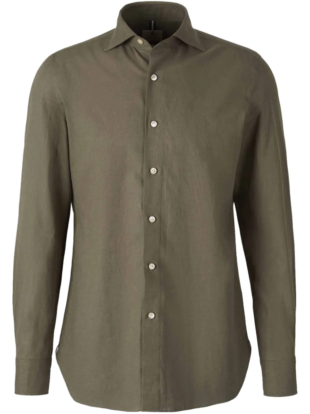 Luigi Borrelli long-sleeve shirt - Verde