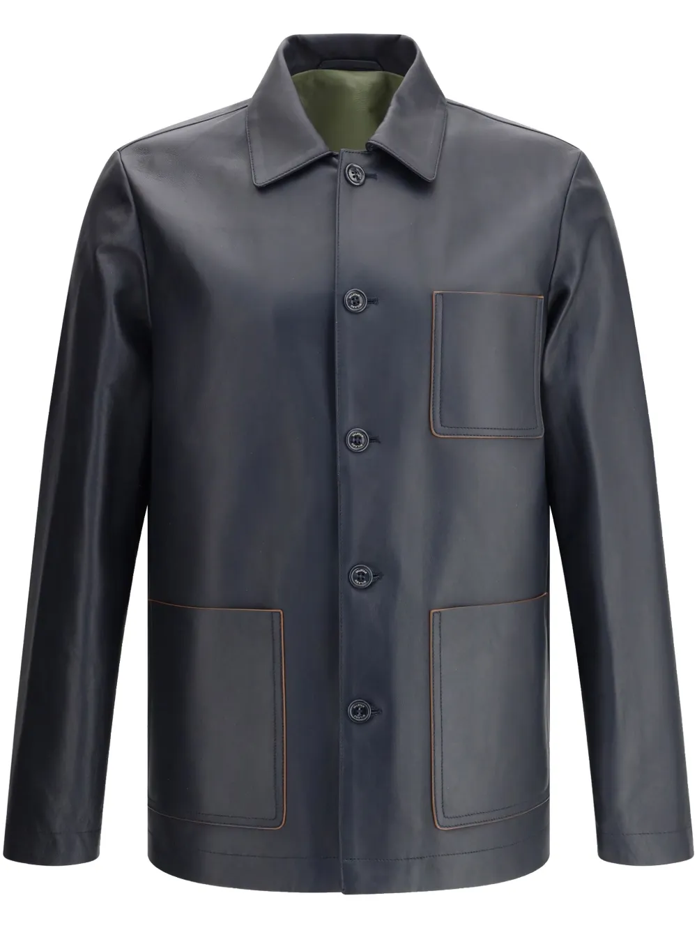 Valstar Luke leather jacket - Blu