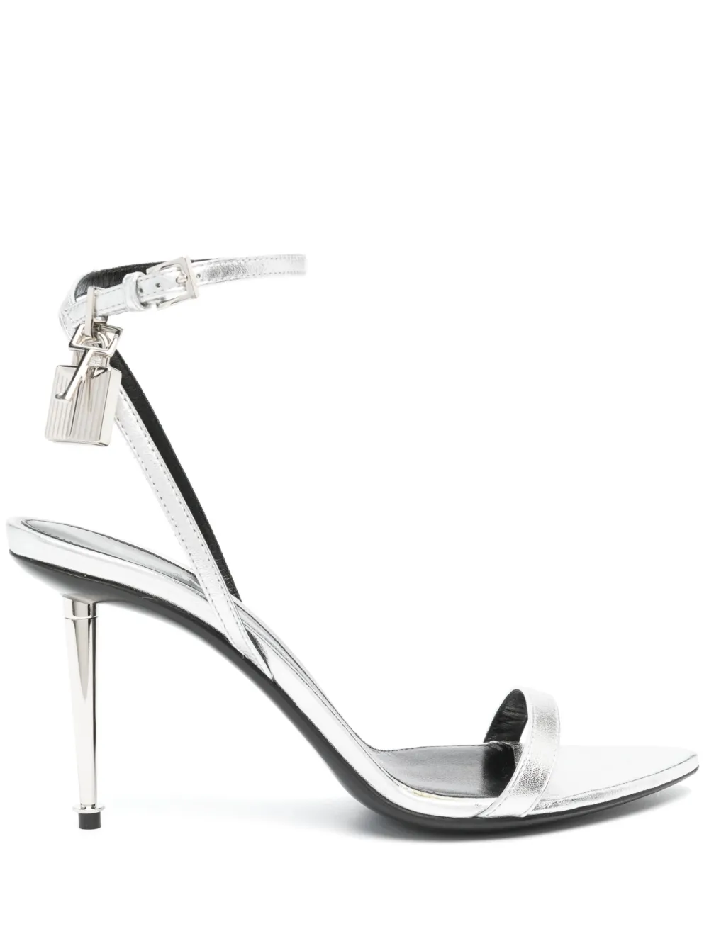 TOM FORD Sandali Padlock - Argento