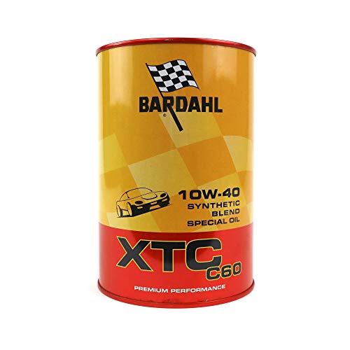 Bardahl - Olio Motore Per Auto, Xtc C60 10W40, Olio Lubrificante Per Vetture Non Equipaggiate Di Dpf O Fap, 1 Litro