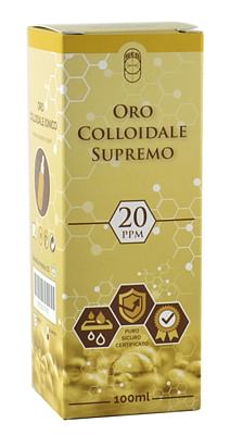 Oro Colloidale Supremo 20ppm 100 Ml