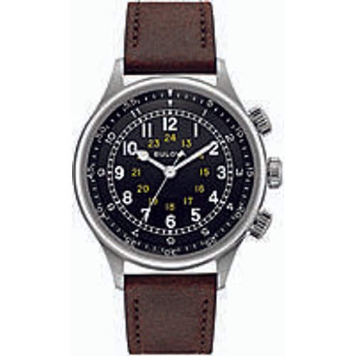 Orologio Uomo Bulova Solo Tempo Military Vintage 96A245