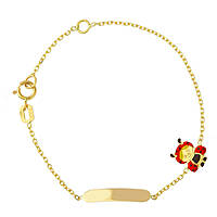 Bracciale Bambino Con Targa Oro 18kt Gioiello Gioiapura Oro 750 GP-S252448