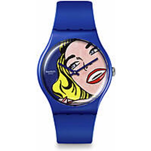 Swatch Roy Lichtenstein Pop Art Orologio Solo Tempo SUOZ352