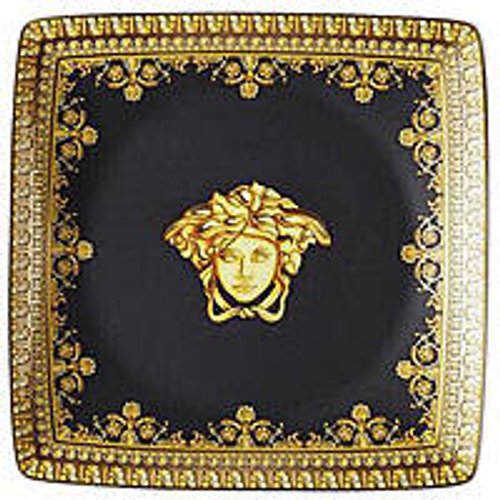 Ciotola Versace I Love Baroque Colore Nero, Oro 11940-403653-15253