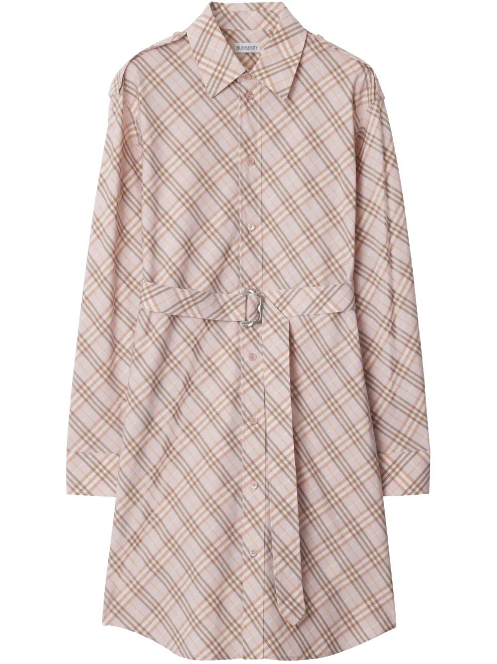 Burberry checked shirt dress - Rosa