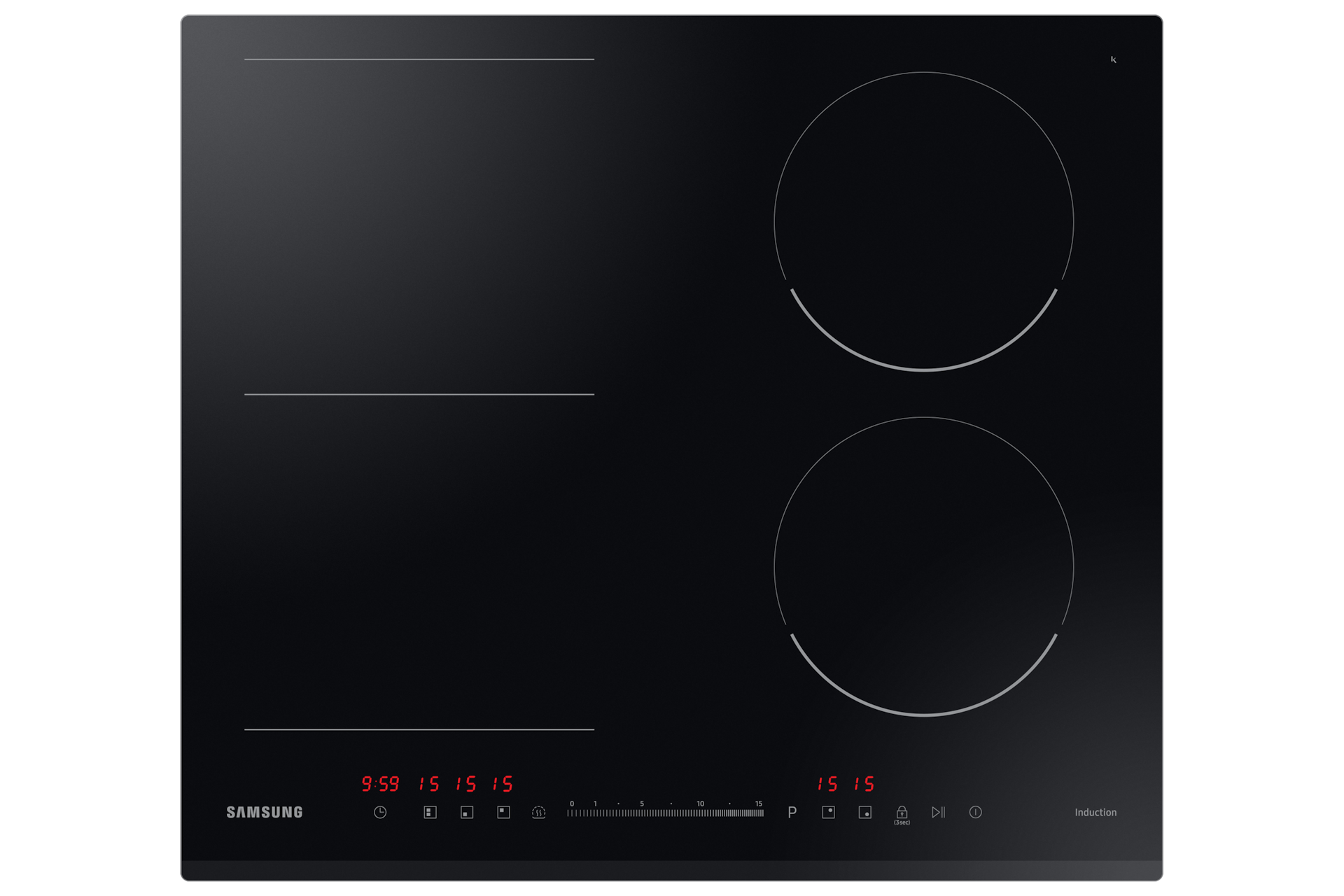 Piano a induzione Samsung 60cm NZ64R3747BK, Black