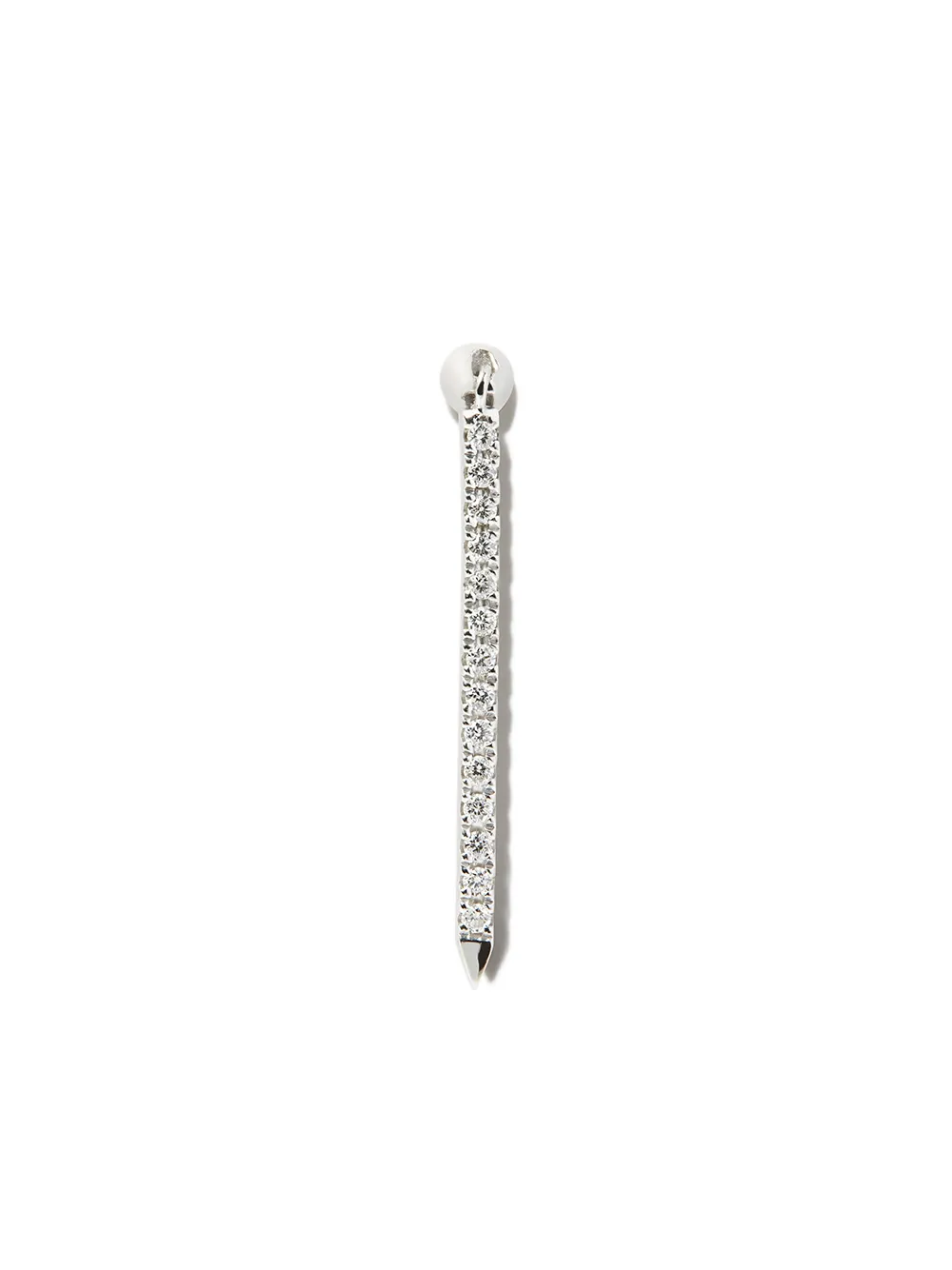 MARIA TASH Ciondolo Eternity in oro bianco 18kt con diamanti - Argento