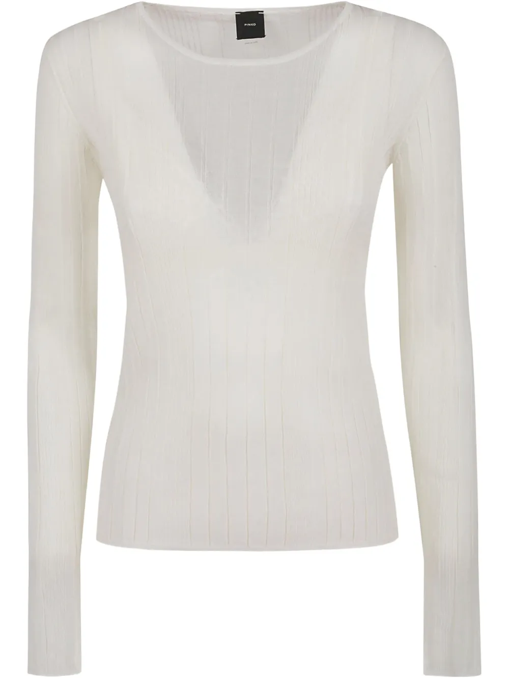 PINKO ribbed sweater - Bianco