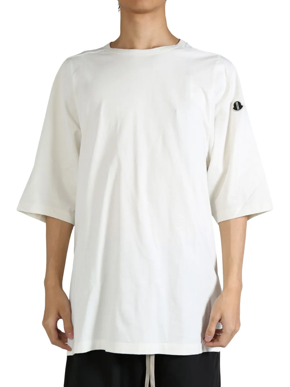 Moncler + Rick Owens organic cotton T-shirt - Bianco