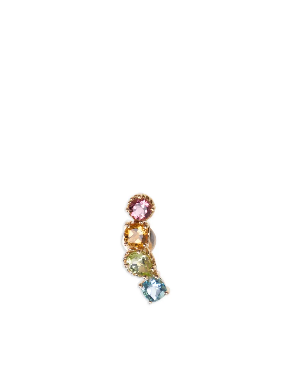 Dolce & Gabbana 18kt yellow gold gemstone single earring - Oro