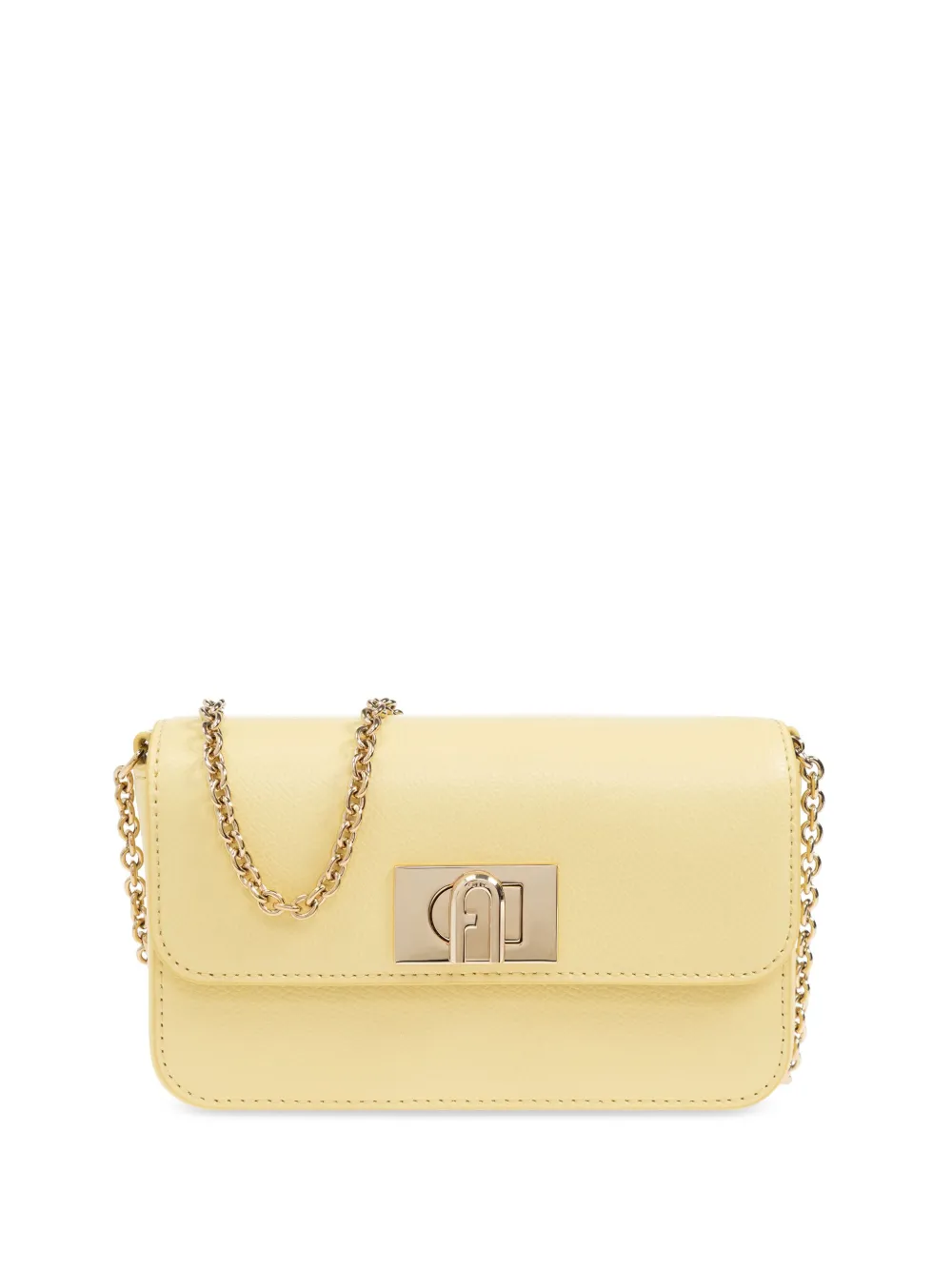 Furla leather crossbody bag - Giallo