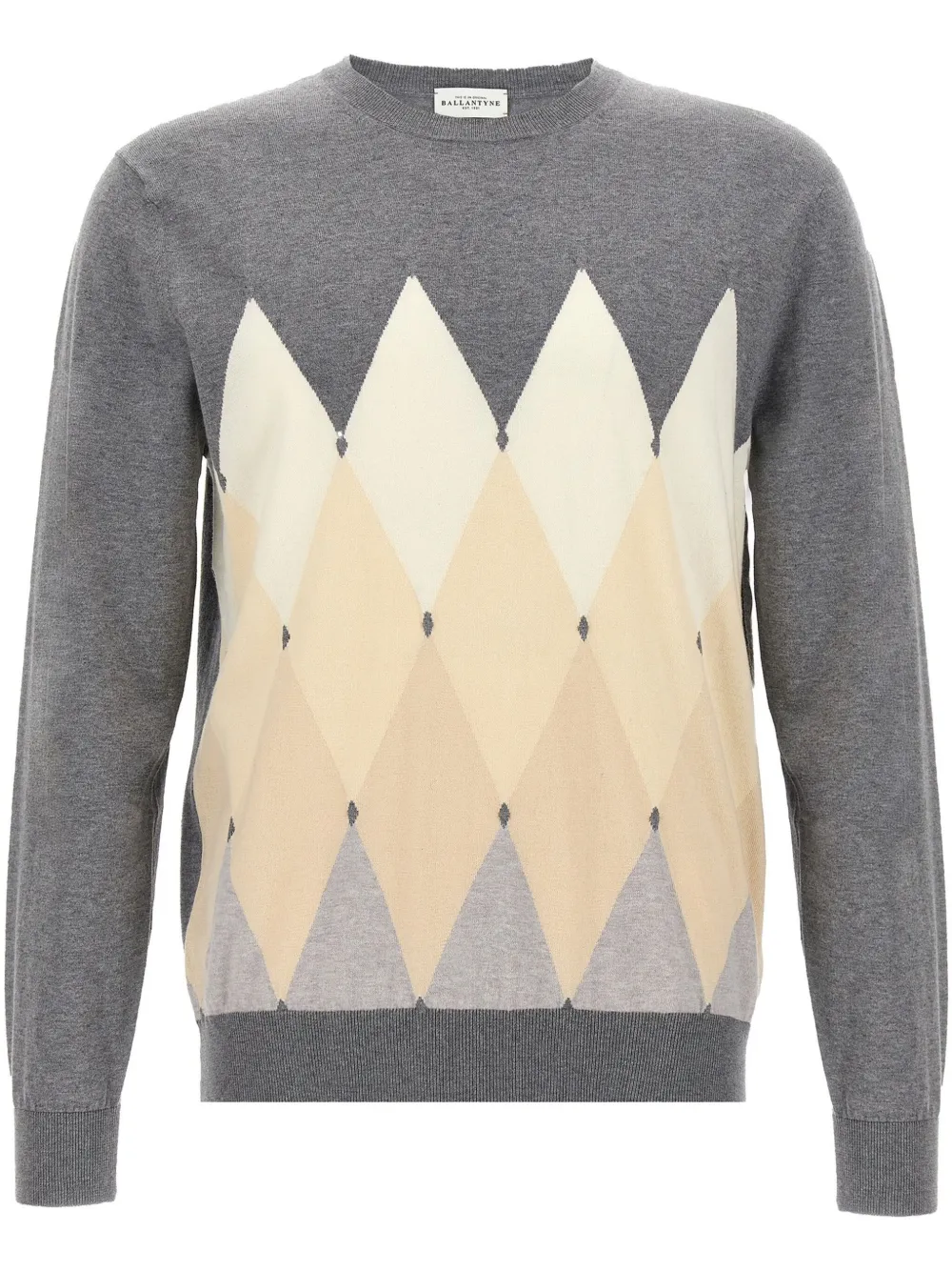 Ballantyne Argyle sweater - Grigio