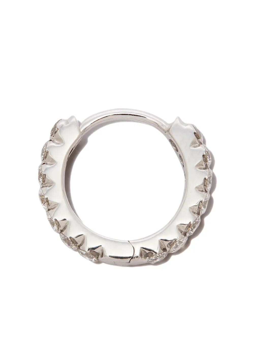 MARIA TASH Orecchino Eternity in oro bianco 18kt