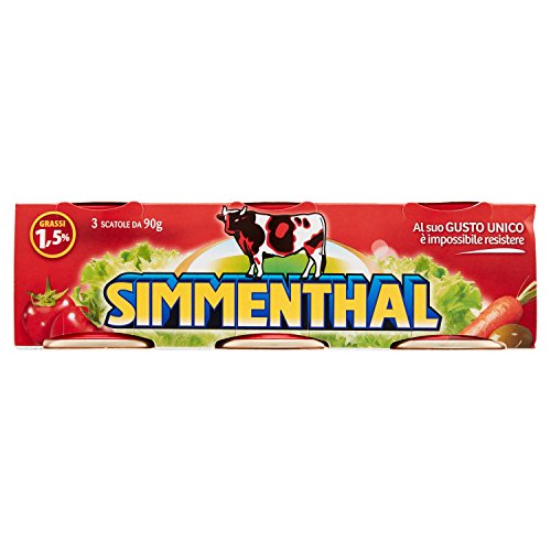 Simmenthal Carni Bovine In Gelatina Vegetale 3 X 90 G