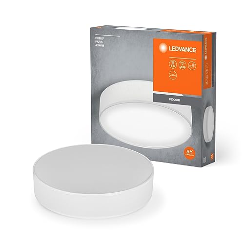 Ledvance Orbis Paris Light Affermazione 48Ledvance Mm, Bianco, 3Xe27, Design Ottimo, Schermo In Tessuto, Adatto Interni, Round, Classe Protezione Ip20