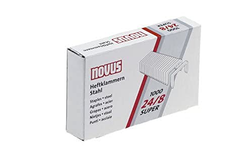 Novus - Punti Zincati 24/8, 1.000 Pezzi