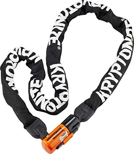 Kryptonite Evolution Series 4 1016 Integrated Chain Lock Black/Orange, 160 Cm