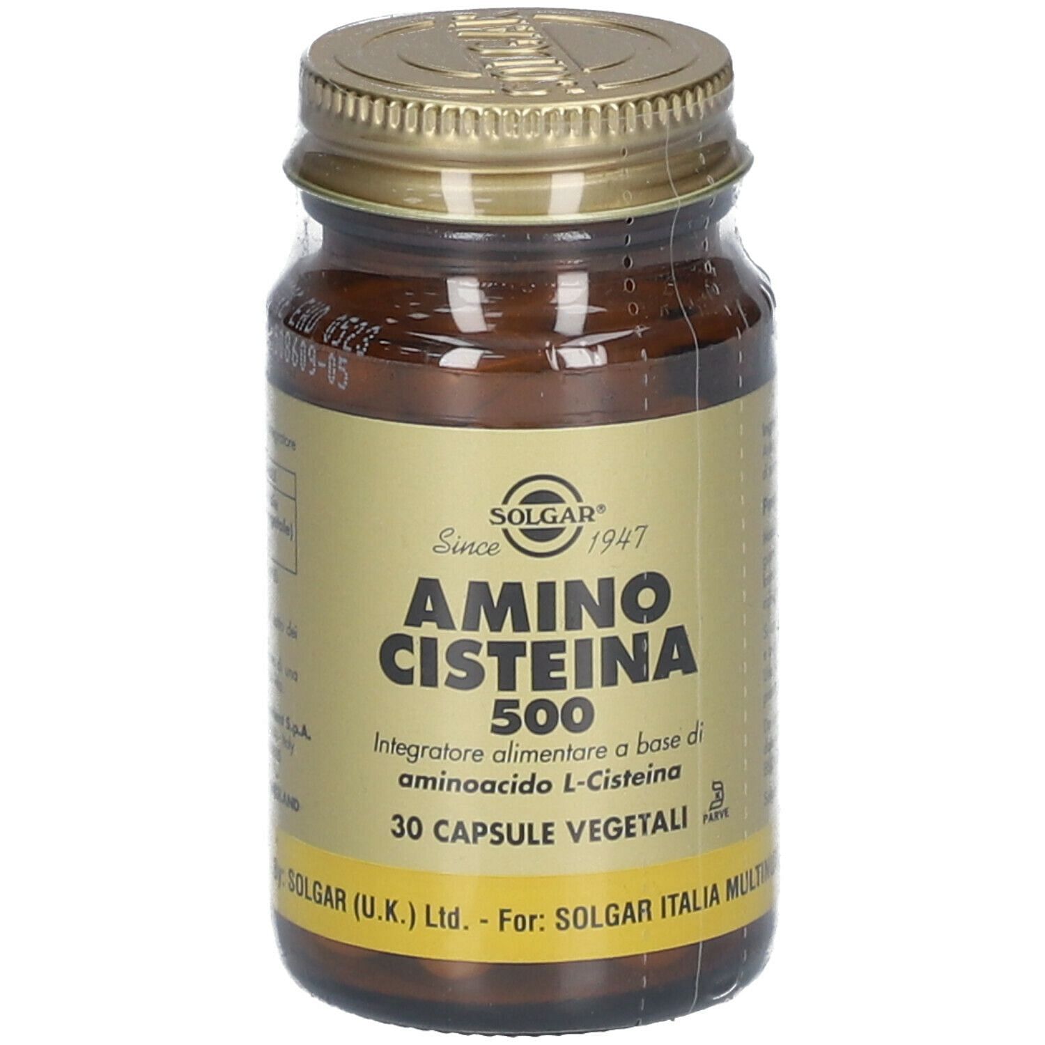 Amino Cisteina 500 30 Capsule Vegetali