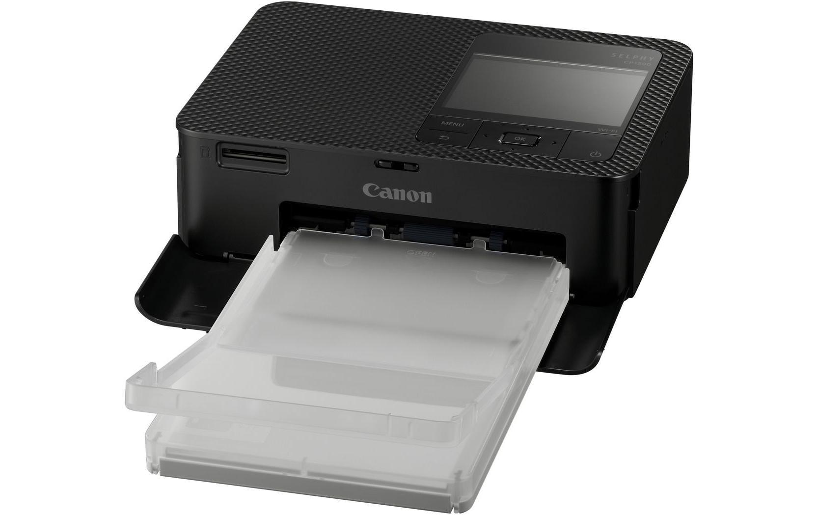 Canon Fotodrucker »Selphy CP1500 schwarz,300x300dpi,WLAN«