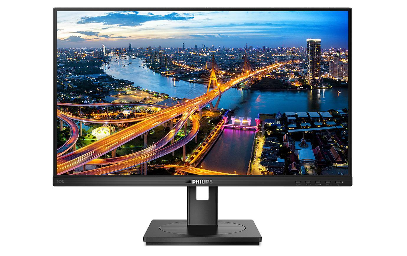 Philips Ergo Monitor »Philips 242B1/00«, 60,21 cm/23,8 Zoll, 1920 x 1080 px, Full HD, 4 ms Reaktionszeit, 75 Hz