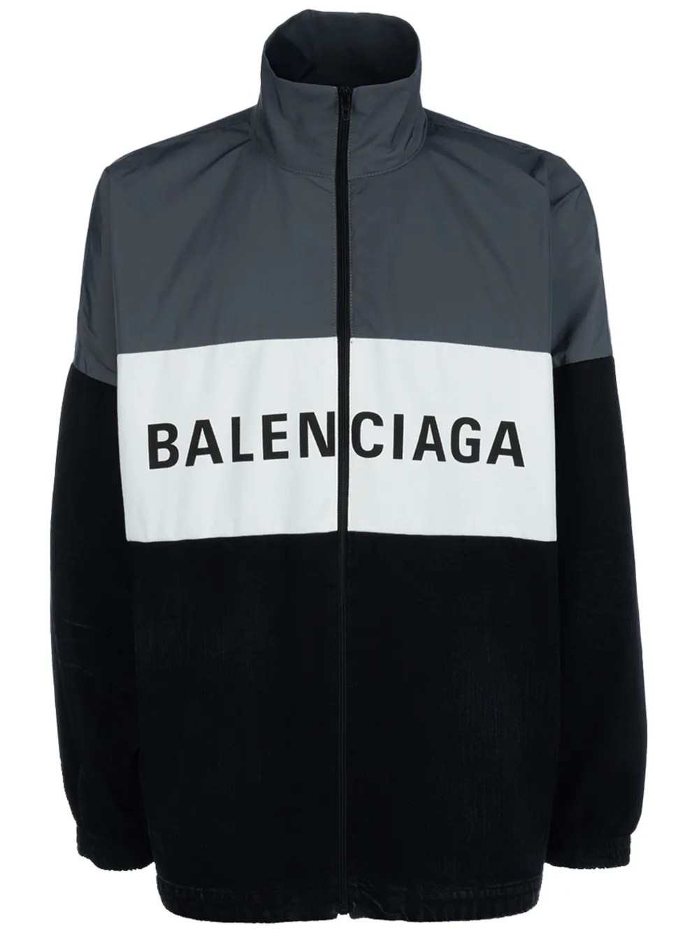 Balenciaga logo-print jacket - Nero