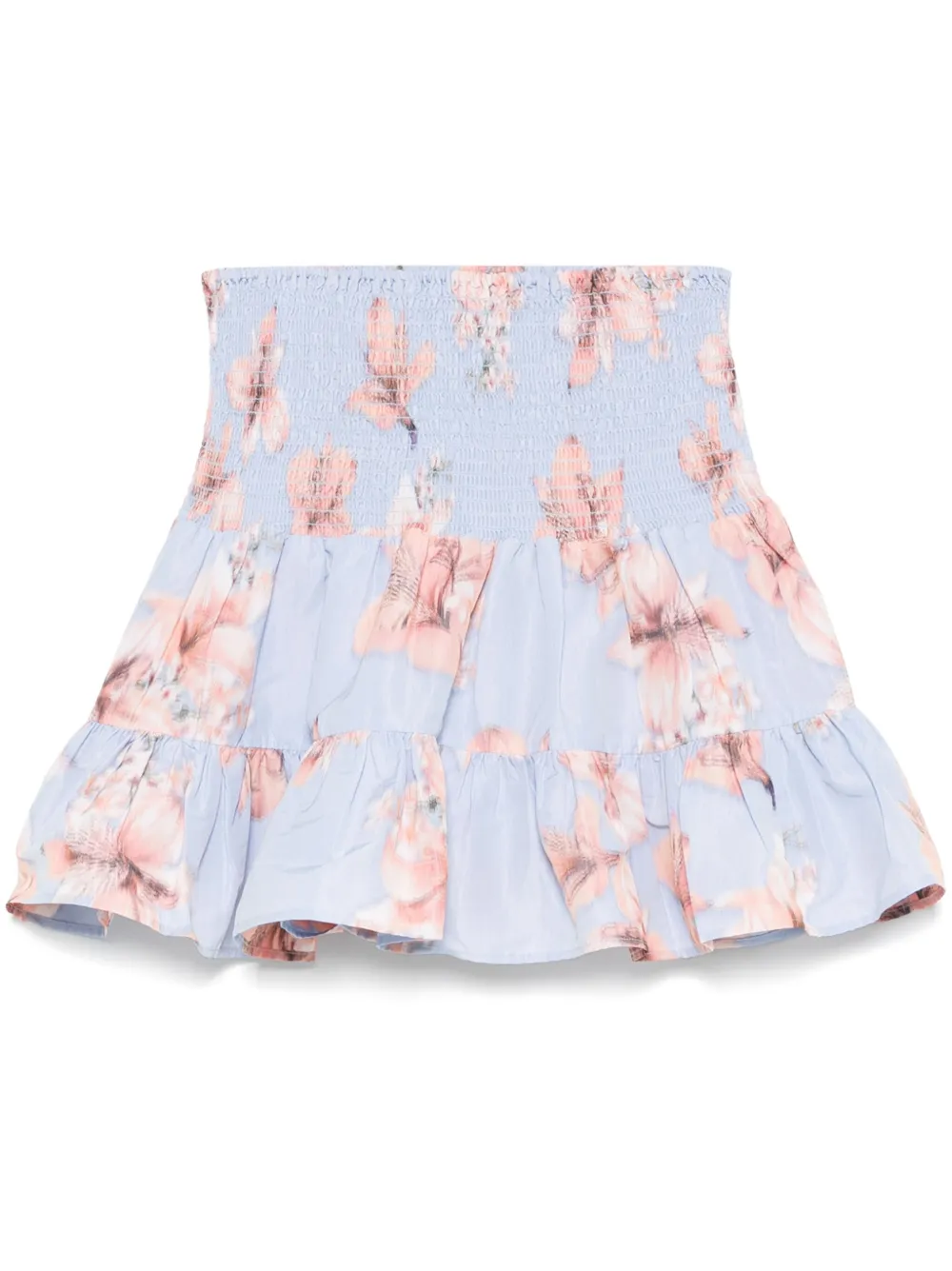 Maje Minigonna a fiori - Blu