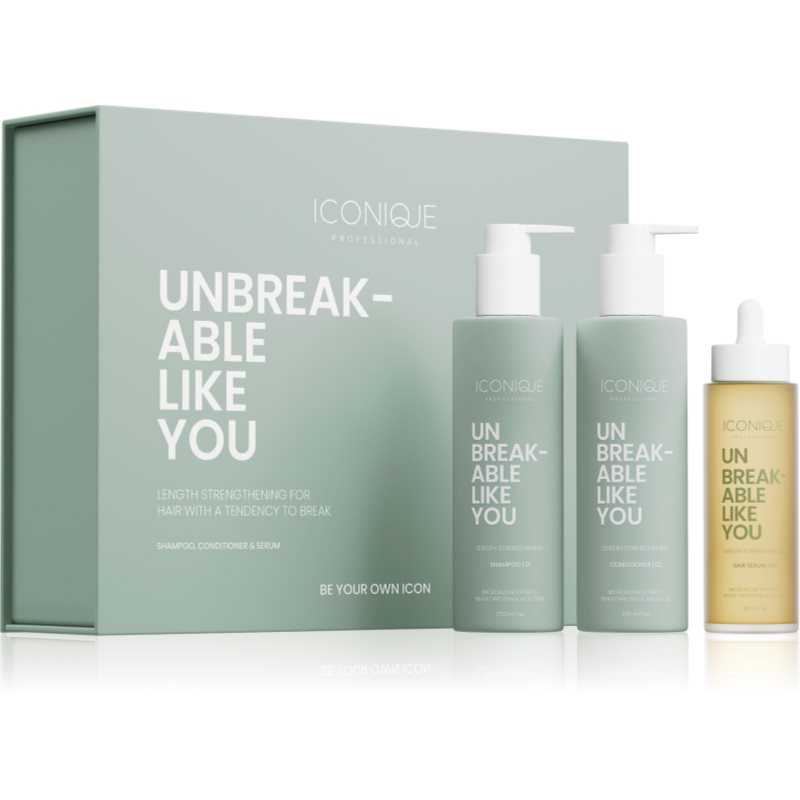 Iconique Professional Unbreakable Like You Unbreakable Like You Length Strengthening Set Set Per Capelli Più Forti
