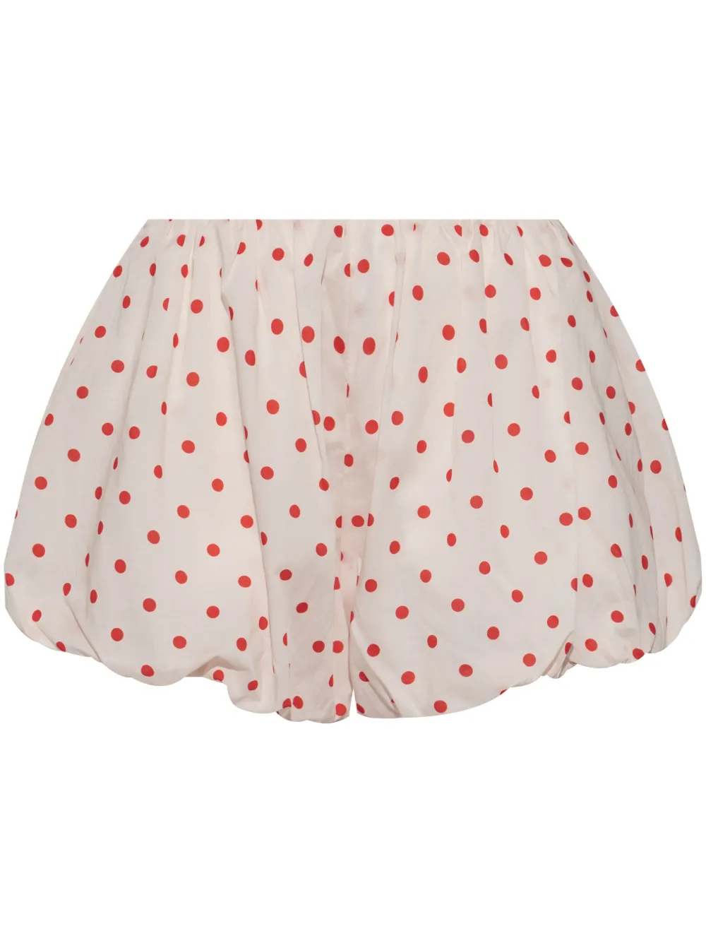 Posse polka dot mini short - Bianco