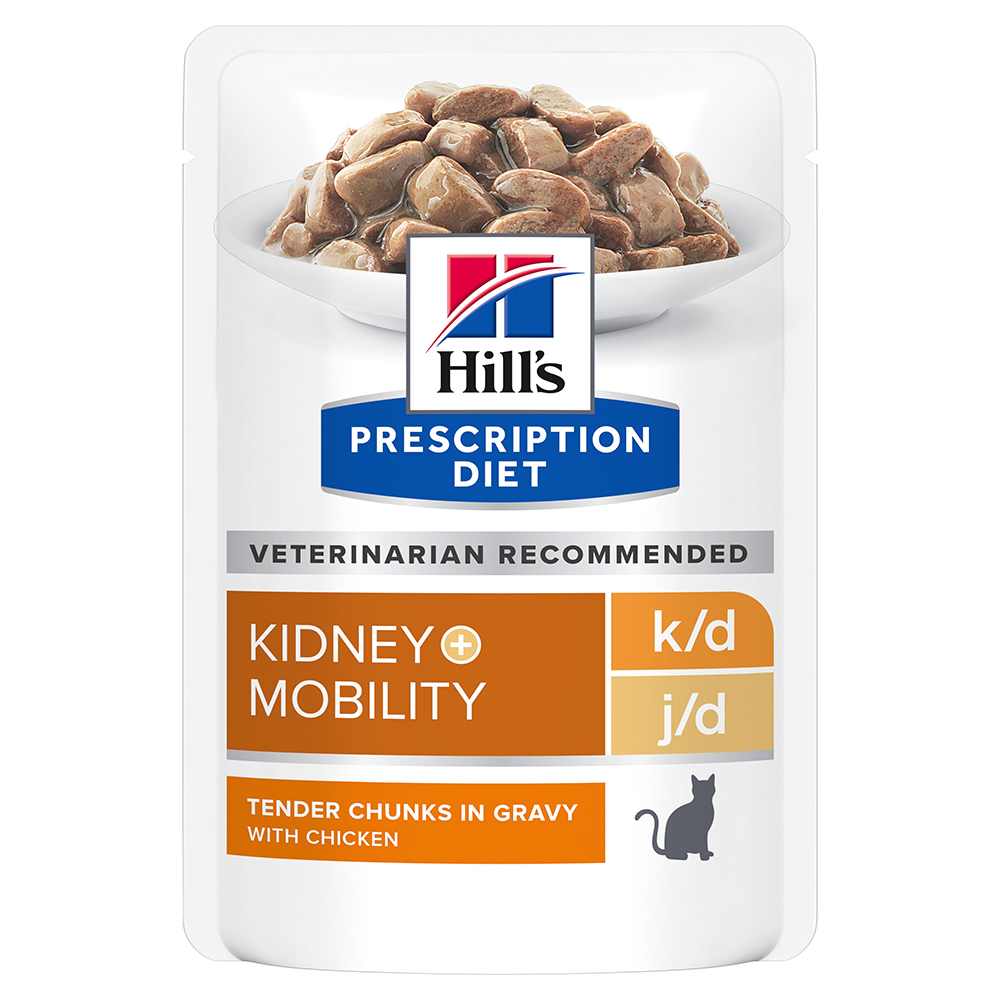 Hill's Prescription Diet k/d + Mobility Kidney + Joint Care umido per gatti - 12 x 85 g