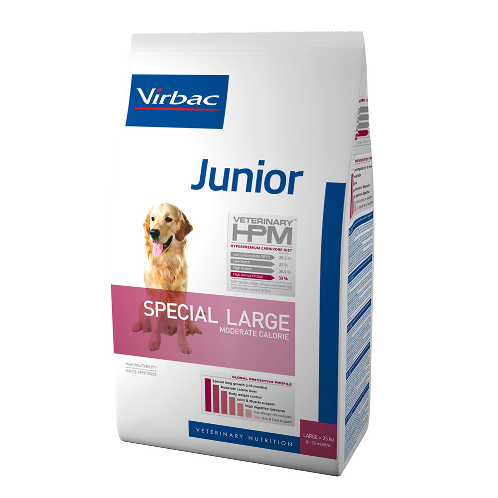 Virbac Veterinary HPM Junior Dog Special Large Crocchette per cane - 12 kg