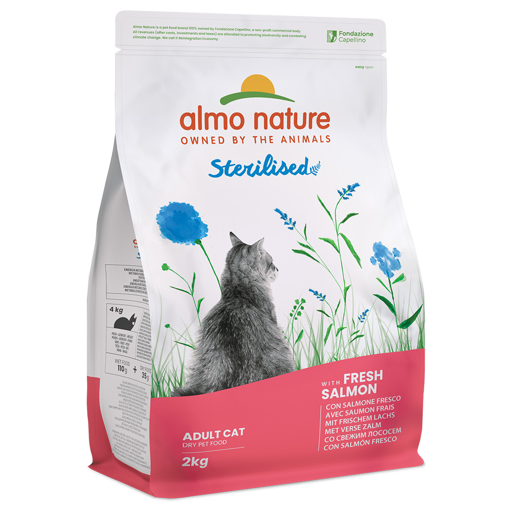 Almo Nature Holistic Sterilised con Salmone Fresco - 2 kg