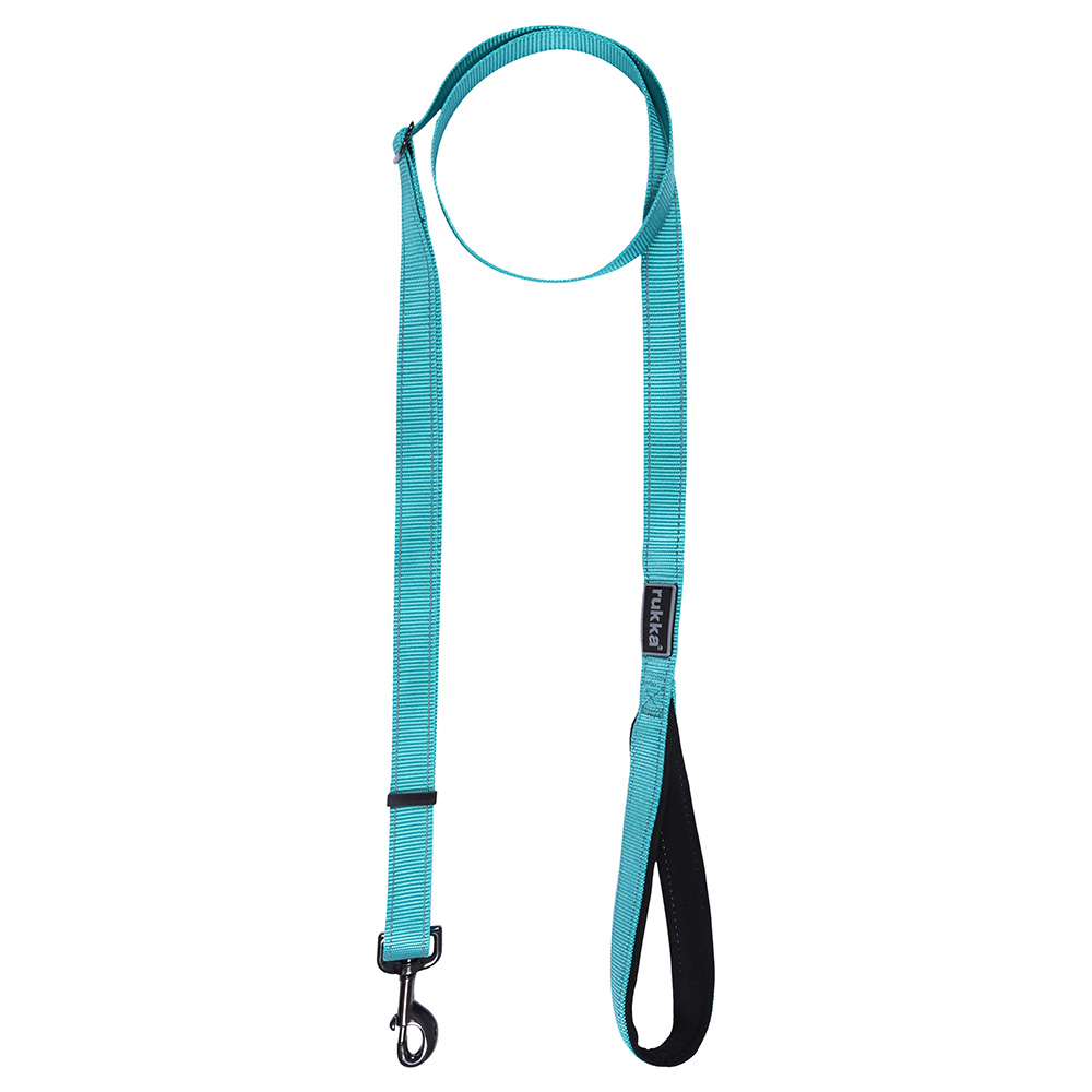 Guinzaglio Rukka® Bliss, turchese - S: L 1,25-2 m x H 1 cm