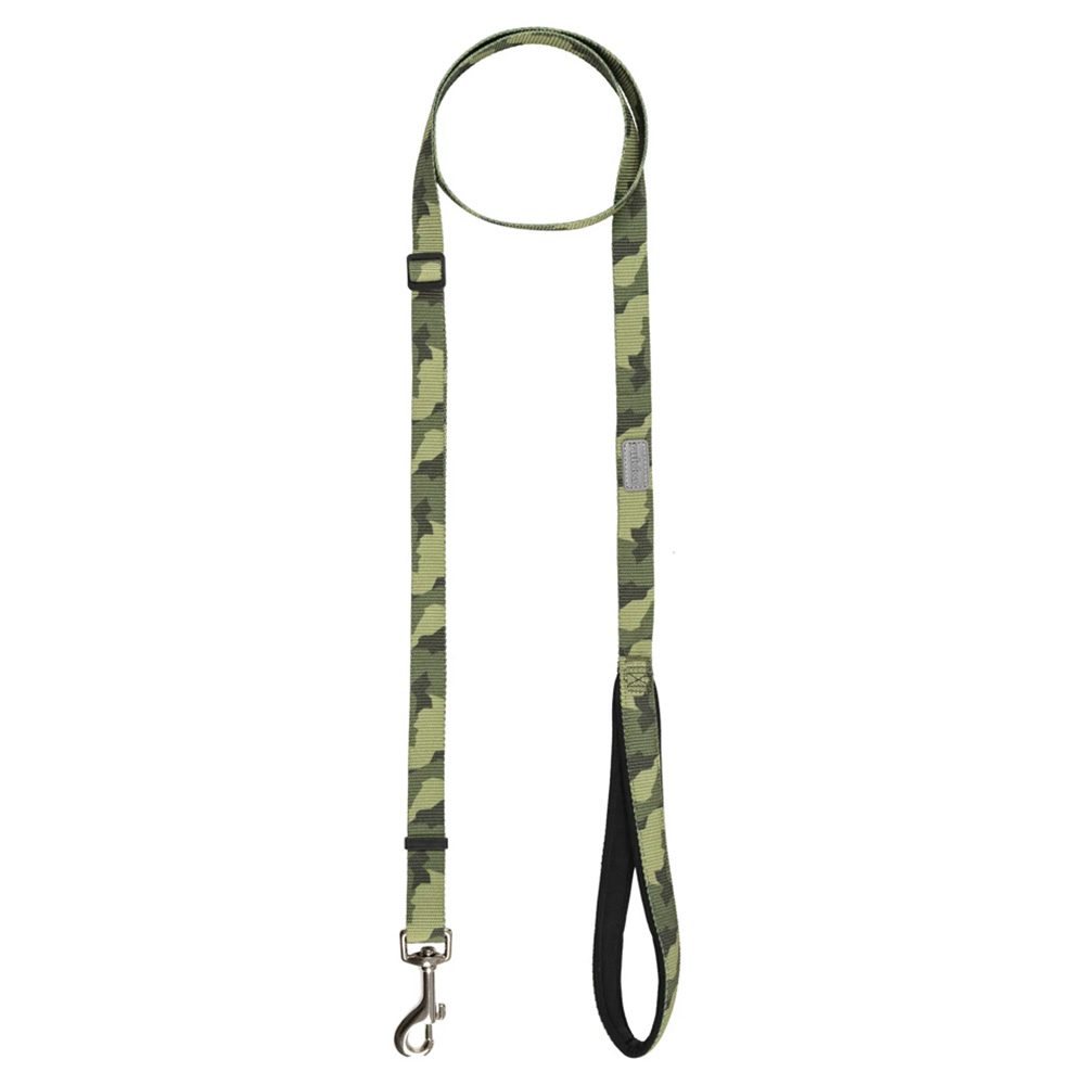 Guinzaglio Rukka® Moon Eco, verde oliva - L 1,25 - 2 m x H 2,5 cm
