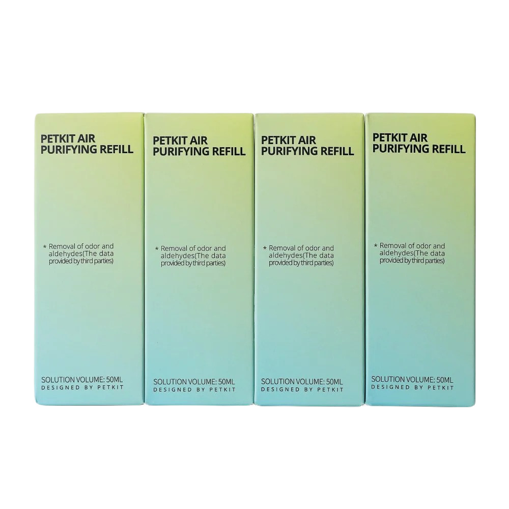 Ricarica Purificante per toilette Petkit Concentrated Air Purifying - 4 flaconi da 50 ml ciascuno